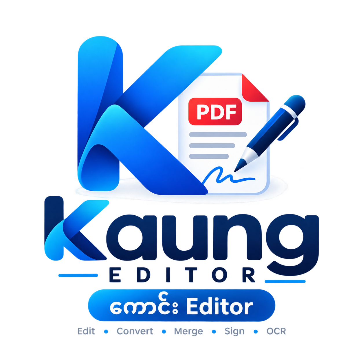 Kaung Editor logo